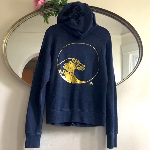 Blue “On the Beach Again” Jacket w/hoodie - Picture 1 of 7